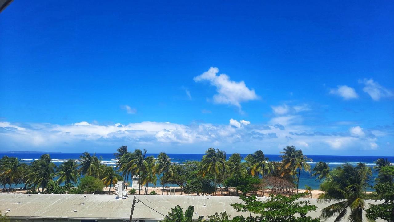 Studio La Belle Vue, vue mer, wifi, plage à 50m Le Moule Eksteriør bilde